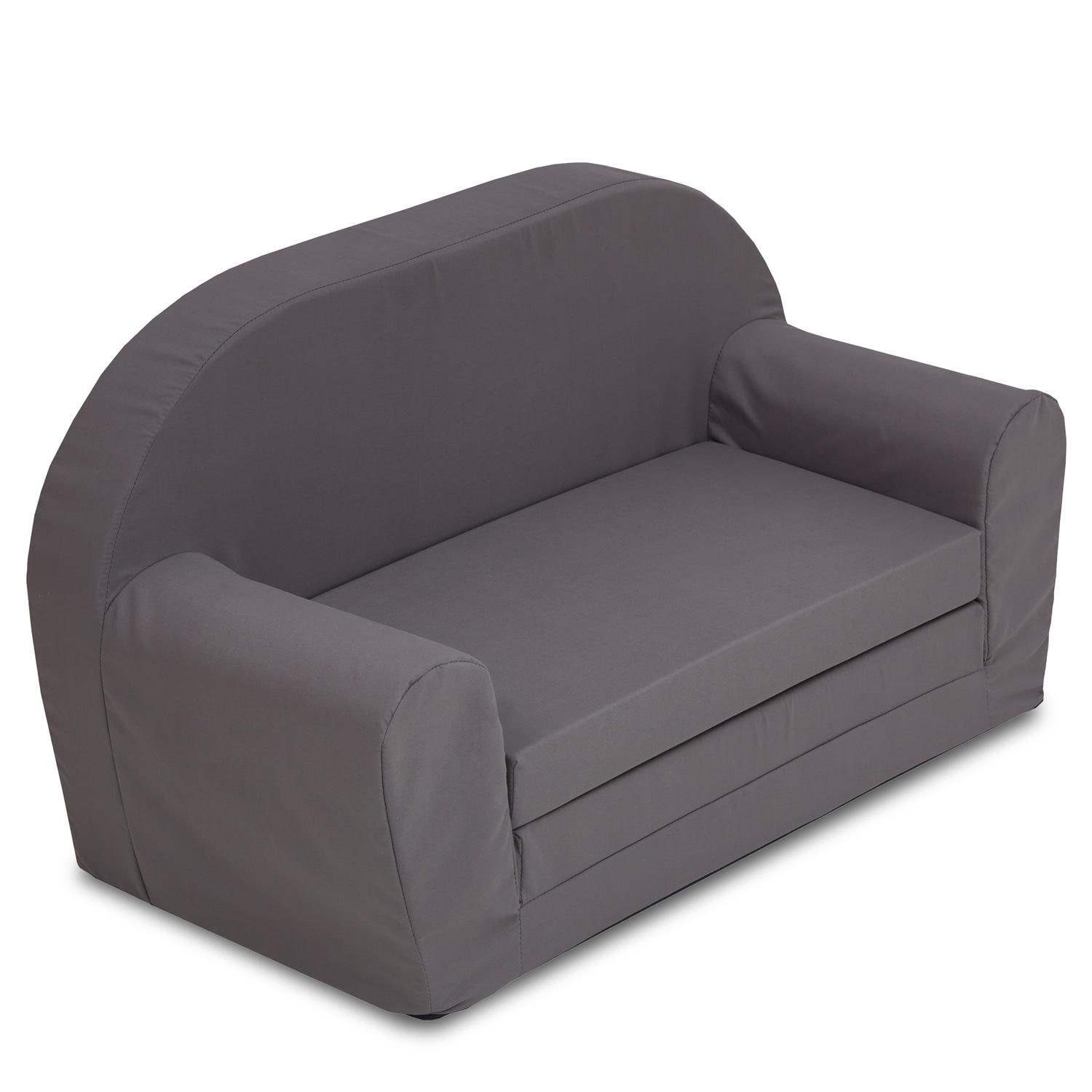 Canapé enfant dépliant 46 x 79 cm gris Canapé enfant dépliant 46 x 79 cm gris