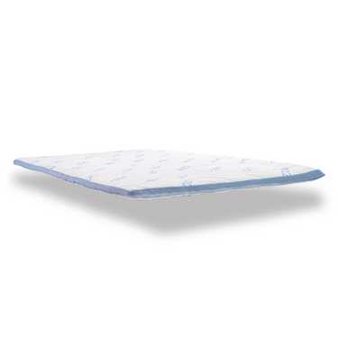 Surmatelas en mousse froide CloudComfort Cool 160 x 200 cm H2/H3, hauteur 7 cm, degré de fermeté H2/H3, surmatelas 7 zones avec face été et hiver