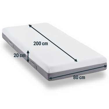 Housse de matelas Sleezzz Premium 80 x 200 cm, hauteur 20 cm