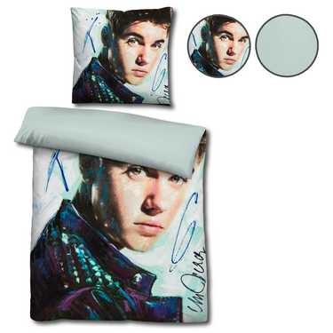 Castell microfibre linge de lit réversible Justin Bieber de Sid Maurer 135 x 200 + 80 x 80 cm