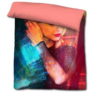 Castell microfibre linge de lit réversible Taylor Swift de Sid Maurer 155 x 220 + 80 x 80 cm