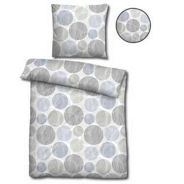 Lot de deux draps en microfibre Castell 135 x 200 + 80 x 80 cm