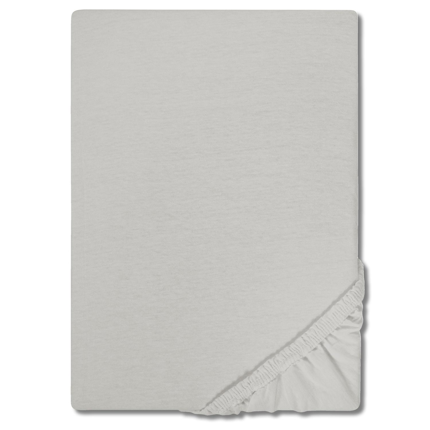 CloudComfort Basic drap-housse gris argenté 90 x 190 - 100 x 200 cm