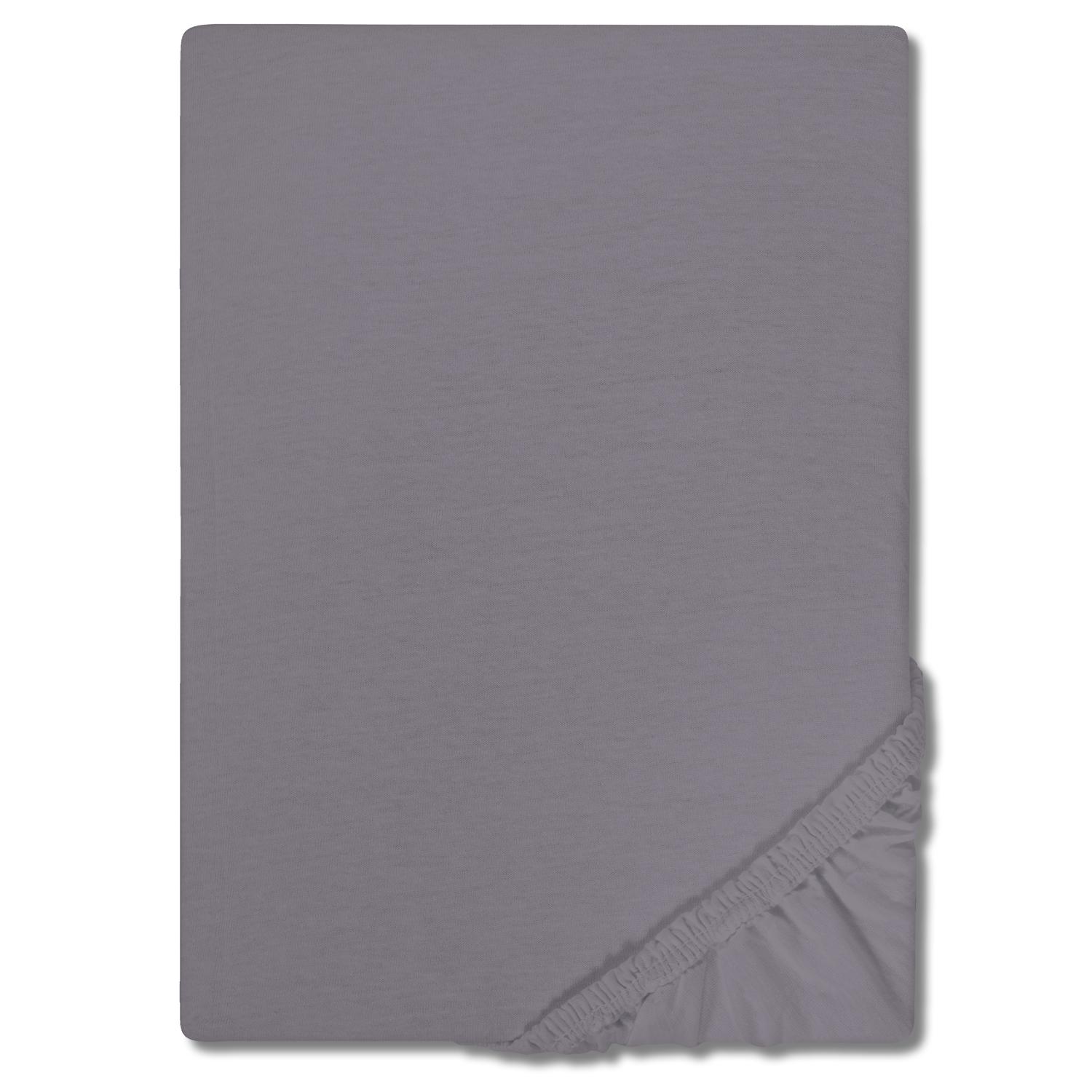 CloudComfort Basic drap-housse gris foncé 90 x 190 - 100 x 200 cm