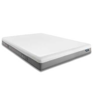 Matelas viscoélastique Sleezzz Premium 180 x 200 cm, hauteur 20 cm, degré de fermeté H2/H3, avec poignées réversibles + 2 oreillers Sleezzz® Smart réglables en hauteur