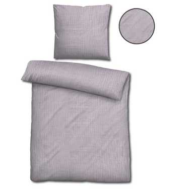 Sleezzz® Mousseline Parure de lit lilas 135 x 200 cm + 80 x 80 cm