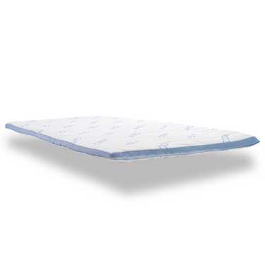 Surmatelas en mousse froide CloudComfort Cool 100 x 200 cm H2/H3, hauteur 7 cm, degré de fermeté H2/H3, surmatelas 7 zones avec face été et face hiver