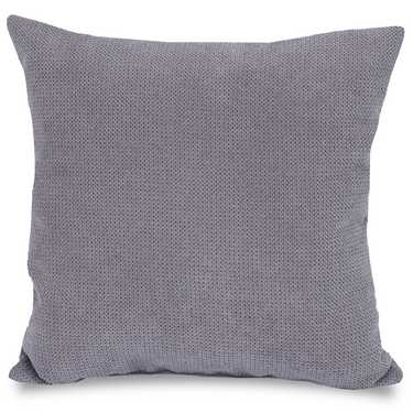 Coussin décoratif gris nuage 45 x 45 cm