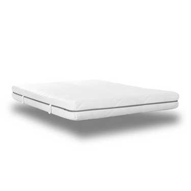 Matelas viscoélastique 7 zones Sleezzz Smart 140 x 200 cm, hauteur 18 cm, degré de fermeté H3 avec mousse à mémoire de forme Air