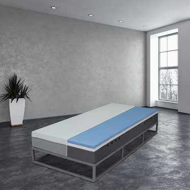 Matelas viscoélastique Sleezzz Premium 120 x 200 cm, hauteur 20 cm, degré de fermeté H2/H3, avec poignées réversibles