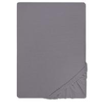 CloudComfort Basic drap-housse jersey-stretch gris foncé 120 x 200 cm