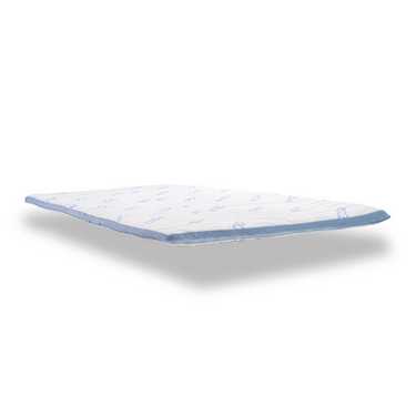 Surmatelas en mousse froide CloudComfort Cool 140 x 200 cm H2/H3, hauteur 7 cm, degré de fermeté H2/H3, surmatelas 7 zones avec face été et hiver