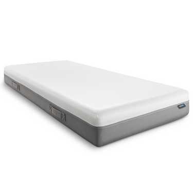 Matelas viscoélastique Sleezzz Premium 90 x 200 cm, hauteur 20 cm, degré de fermeté H2/H3, avec poignées réversibles + oreiller gel Sleezzz® Premium