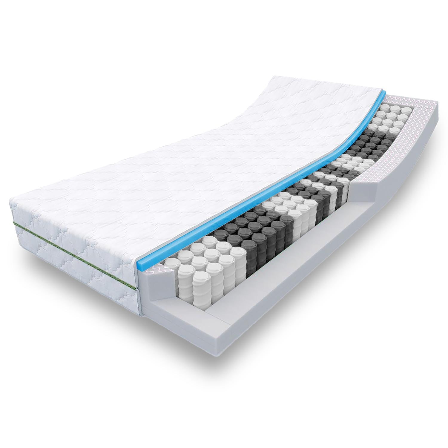 Matelas à ressorts ensachés Sleezzz® Smart T21 80 x 200 cm H2/H3 Matelas à ressorts ensachés Sleezzz® Smart T21 80 x 200 cm H2/H3