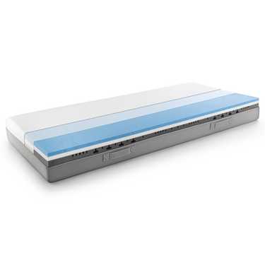 Matelas viscoélastique Sleezzz Premium 80 x 200 cm, hauteur 20 cm, degré de fermeté H2/H3, avec poignées réversibles