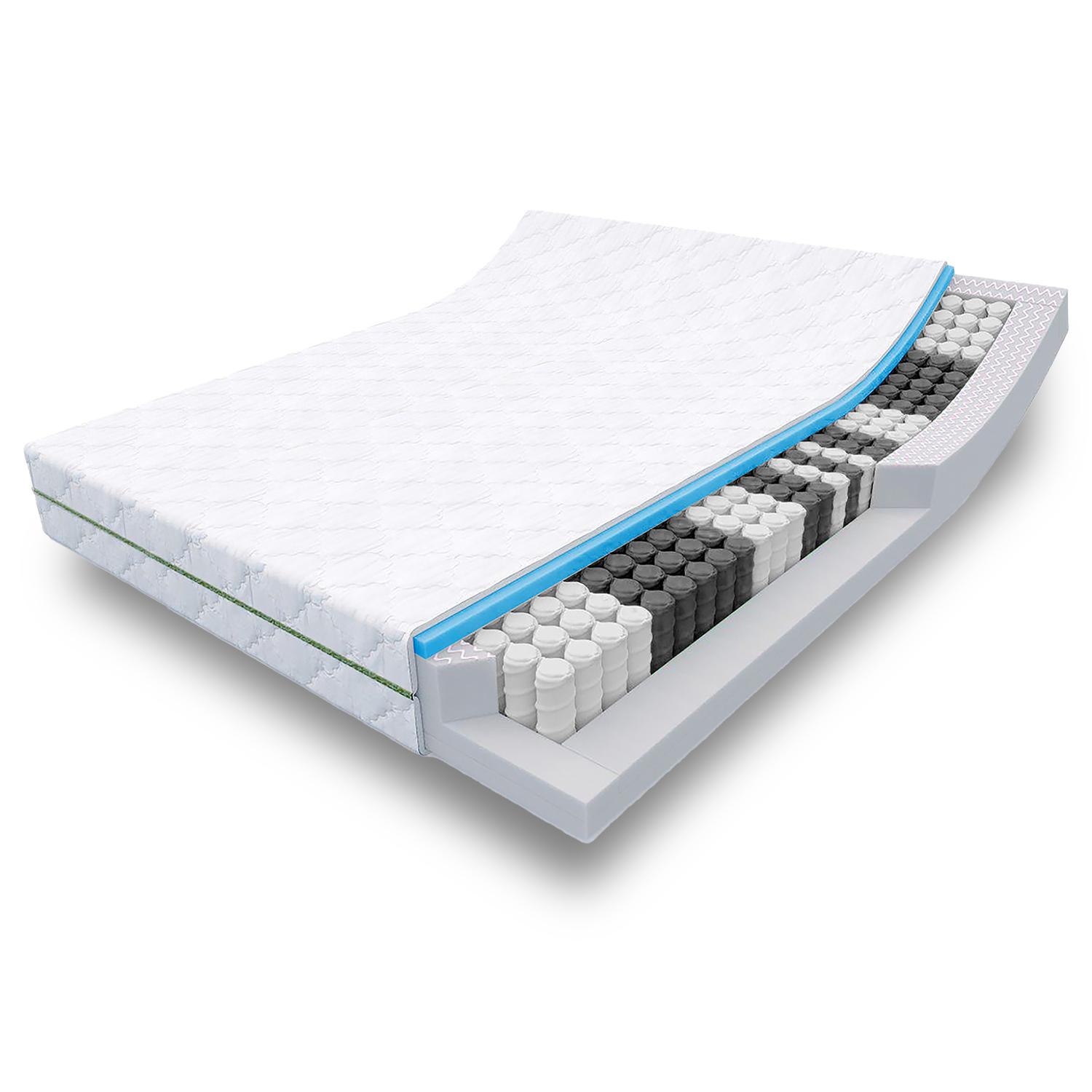 Matelas à ressorts ensachés Sleezzz® Smart T21 140 x 190 cm H2/H3