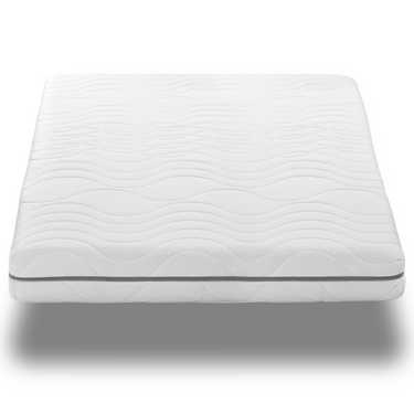 Matelas viscoélastique 7 zones Sleezzz Smart 180 x 200 cm, hauteur 18 cm, degré de fermeté H3 avec mousse à mémoire de forme Air + 2 x oreillers Sleezzz® Smart réglables en hauteur