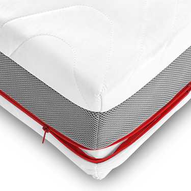 Matelas orthopédique à ressorts ensachés 7 zones Sleezzz Premium 90 x 200 cm, hauteur 23 cm, degré de fermeté H2/H3