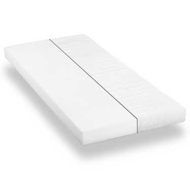 Matelas mousse confort K10 80 x 200 cm, épaisseur 10 cm, degré de fermeté H3 + couverture douillette Sleezzz® Smart 140 x 200 cm