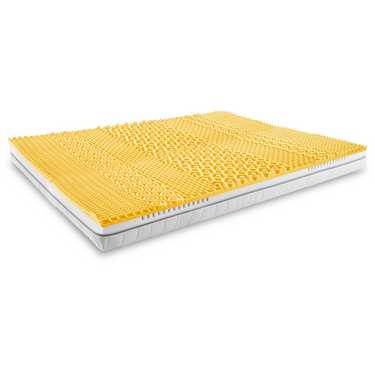 Matelas viscoélastique 7 zones Sleezzz Smart 140 x 190 cm, hauteur 18 cm, degré de fermeté H3 avec mousse à mémoire de forme Air