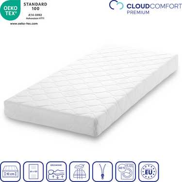 Matelas enfant CloudComfort Superior 60 x 120 cm avec marchepied