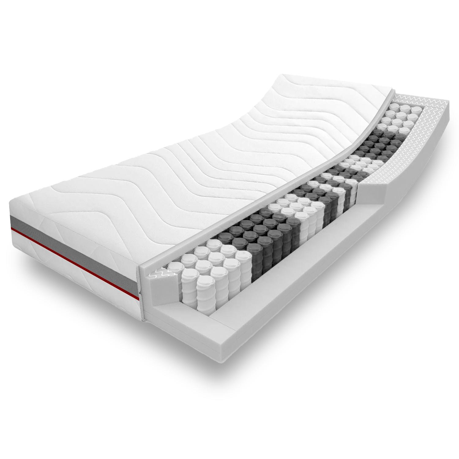 Matelas à ressorts ensachés Sleezzz® Premium T23 80 x 200 cm H2/H3