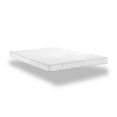 Topper en mousse froide Supportho Premium Topper 120 x 200 cm H3, hauteur 9 cm, degré de fermeté H3 avec housse antibactérienne CloudComfort Basic Oreiller en flocons de gel 40 x 80 cm