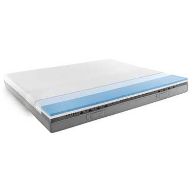 Matelas viscoélastique Sleezzz Premium 180 x 200 cm, hauteur 20 cm, degré de fermeté H2/H3, avec poignées réversibles