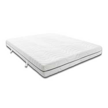 Matelas viscoélastique 7 zones Sleezzz Smart 140 x 200 cm, hauteur 18 cm, degré de fermeté H3 avec mousse à mémoire de forme Air + oreiller gel Sleezzz® Premium gratuit