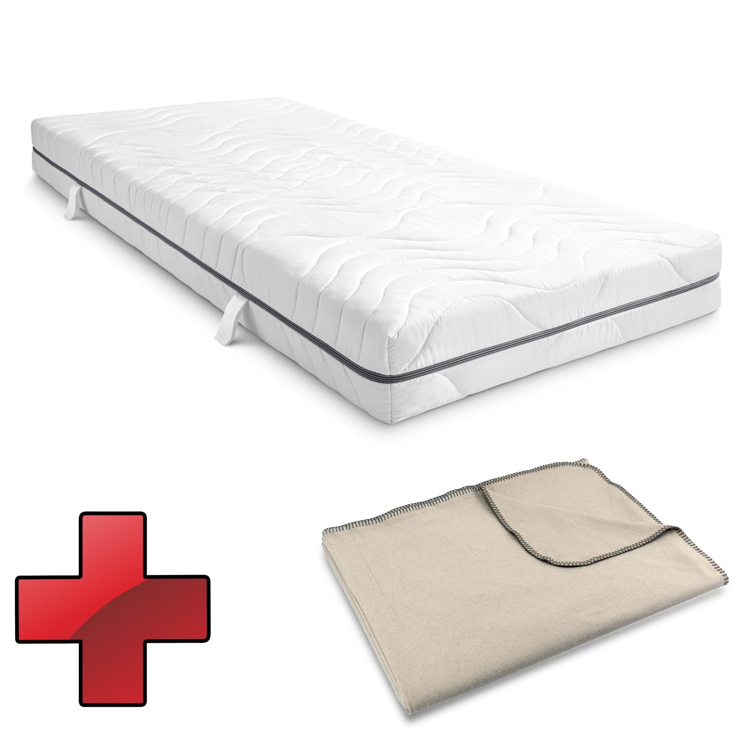 Matelas Sleezzz® Smart 90x200 cm + Couverture douillette Sleezzz® Smart 140 x 200 cm Matelas Sleezzz® Smart 90x200 cm + Couverture douillette Sleezzz® Smart 140 x 200 cm