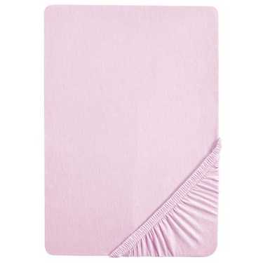 Lot économique 3 couleurs Castell drap-housse jersey rose/lilas/taupe 90 x 190 - 100 x 200 cm (4 pièces)