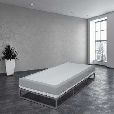 Matelas viscoélastique Sleezzz Premium 90 x 200 cm, hauteur 20 cm, degré de fermeté H2/H3, avec poignées réversibles + couverture douillette Sleezzz® Smart 140 x 200 cm gratuite