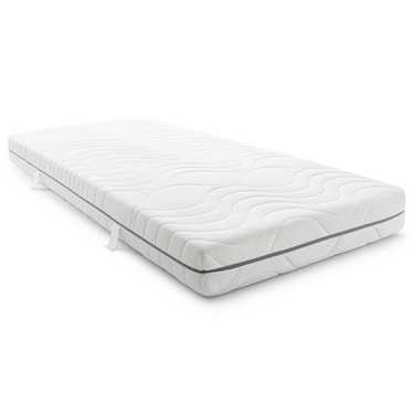 Matelas viscoélastique 7 zones Sleezzz Smart 100 x 200 cm, hauteur 18 cm, degré de fermeté H3 avec mousse à mémoire de forme Air