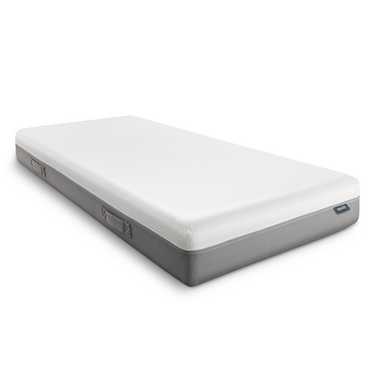 Matelas viscoélastique Sleezzz Premium 90 x 200 cm, hauteur 20 cm, degré de fermeté H2/H3, avec poignées réversibles + couverture douillette Sleezzz® Smart 140 x 200 cm gratuite