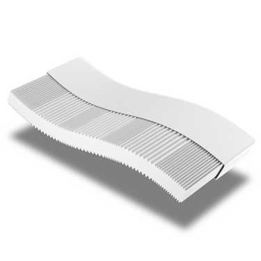 Lot de deux matelas ergonomiques 100x200 cm 7 zones Supportho Premium, hauteur 18 cm, degré de fermeté H2/H3 Twin