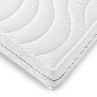 Matelas orthopédique 140x200 cm 7 zones Supportho Premium, hauteur 18 cm, degré de fermeté H2/H3 + oreiller Supportho effet gel 40 x 80 cm