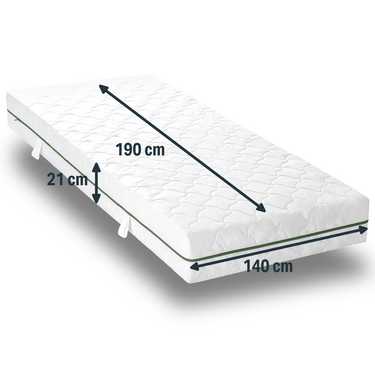 Housse de matelas Sleezzz® Smart T21 140 x 190 cm, hauteur 21 cm