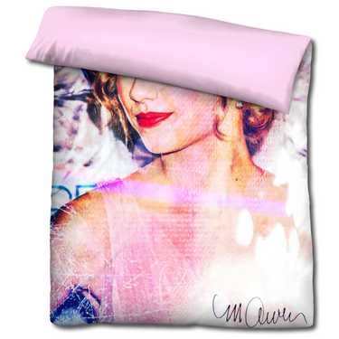 Castell microfibre linge de lit réversible Taylor Swift de Sid Maurer 155 x 220 + 80 x 80 cm