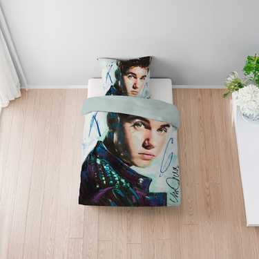 Castell microfibre linge de lit réversible Justin Bieber de Sid Maurer 135 x 200 + 80 x 80 cm