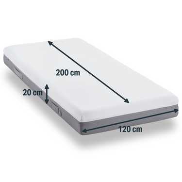 Housse de matelas Sleezzz Premium 120 x 200 cm, hauteur 20 cm