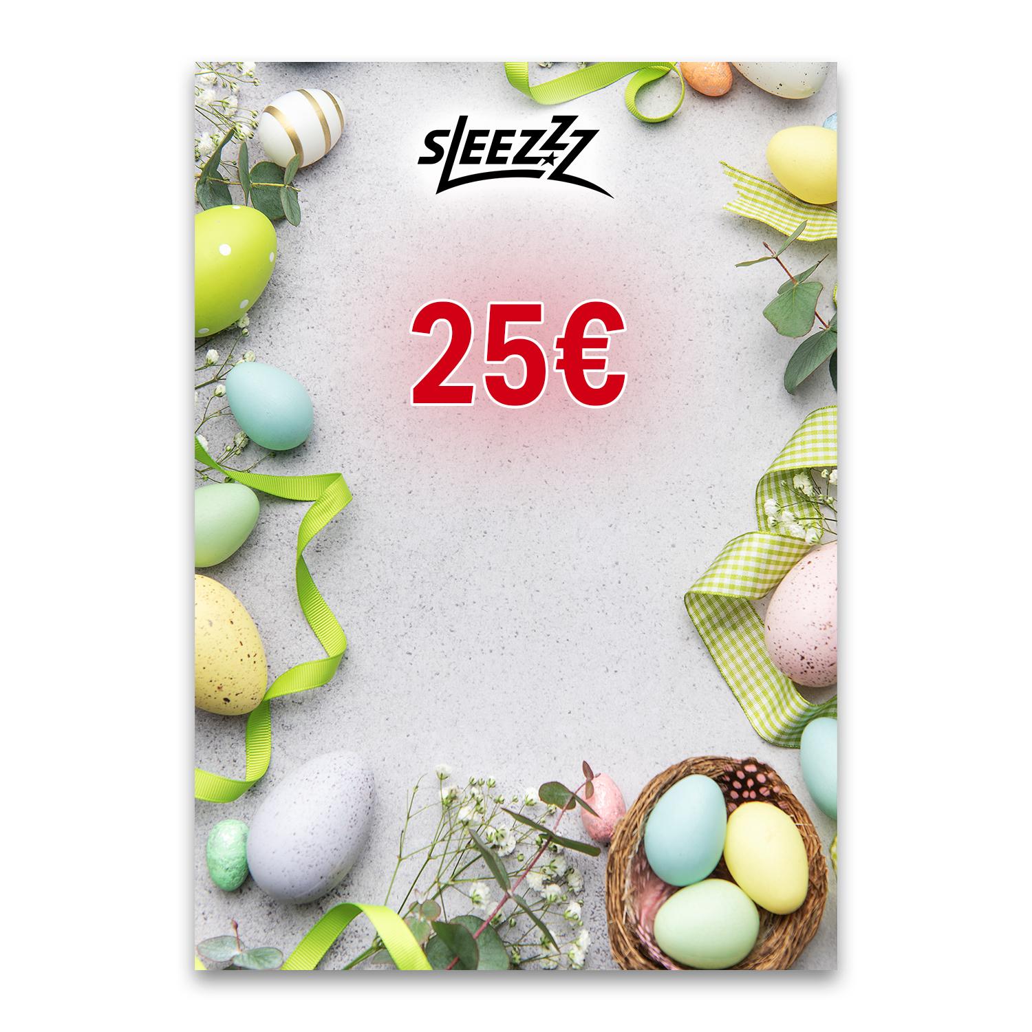 Chèque-cadeau Pâques 2 - 25 €.