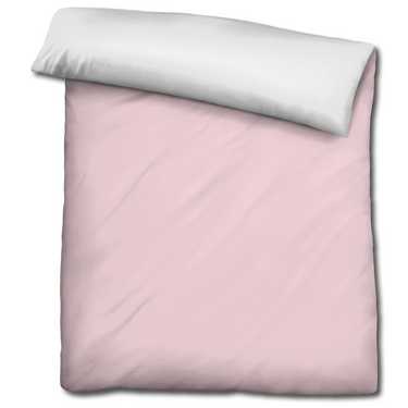 Lot de deux draps en satin microfibre Castell 155 x 220 cm + 80 x 80 cm