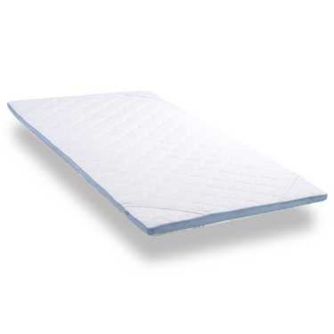 Surmatelas en mousse froide CloudComfort Cool 100 x 200 cm H2/H3, hauteur 7 cm, degré de fermeté H2/H3, surmatelas 7 zones avec face été et face hiver