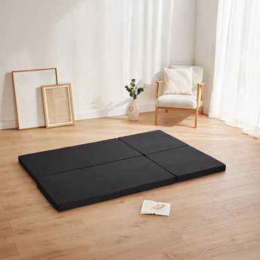 CloudComfort Basic Matelas double pliable pour invités 140 x 195 cm utilisable comme lit simple, lit double et siège