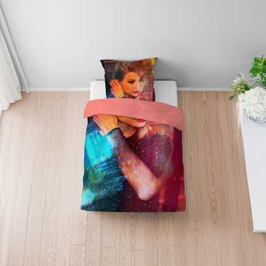 Castell microfibre linge de lit réversible Taylor Swift de Sid Maurer 135 x 200 + 80 x 80 cm