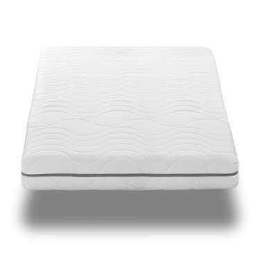 Matelas viscoélastique 7 zones Sleezzz Smart 120 x 200 cm, hauteur 18 cm, degré de fermeté H3 avec mousse à mémoire de forme Air