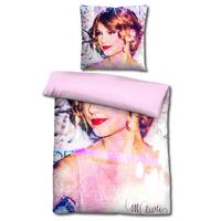 Castell microfibre linge de lit réversible Taylor Swift de Sid Maurer 155 x 220 + 80 x 80 cm