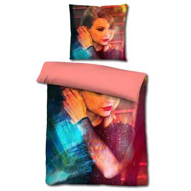 Castell microfibre linge de lit réversible Taylor Swift de Sid Maurer 155 x 220 + 80 x 80 cm