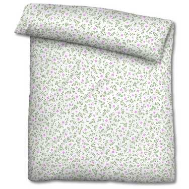 Castell linge de lit en coton-linon 155 x 220 cm + 80 x 80 cm