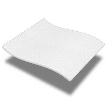 Topper en mousse confort T6 180 x 200 cm, hauteur 6 cm, degré de fermeté H3 + 2 oreillers en microfibre CloudComfort Basic 80 x 80 cm